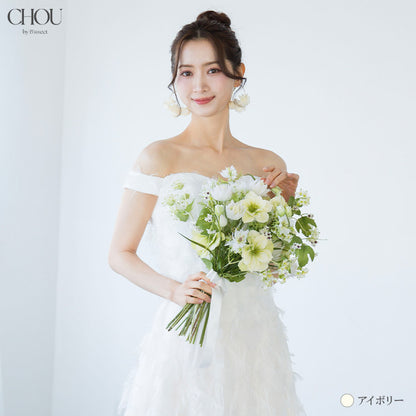 【ac290mo】リングフラワーピアス