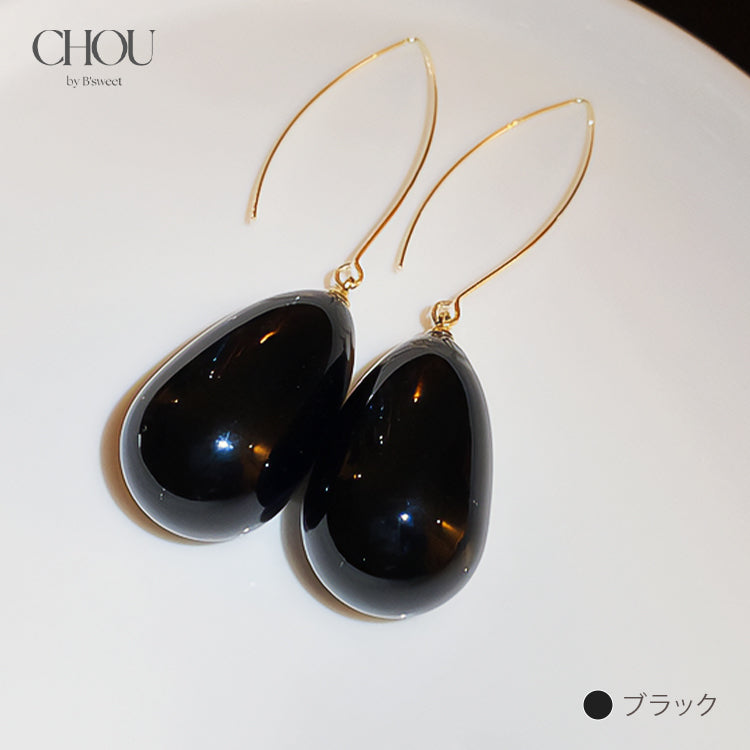 【ac299mo】ティアドロップピアス