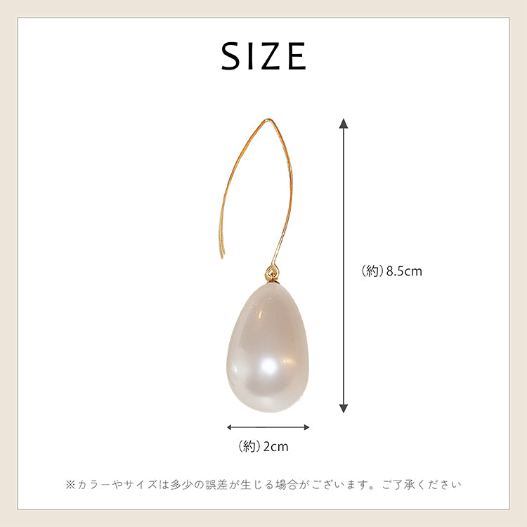【ac299mo】ティアドロップピアス