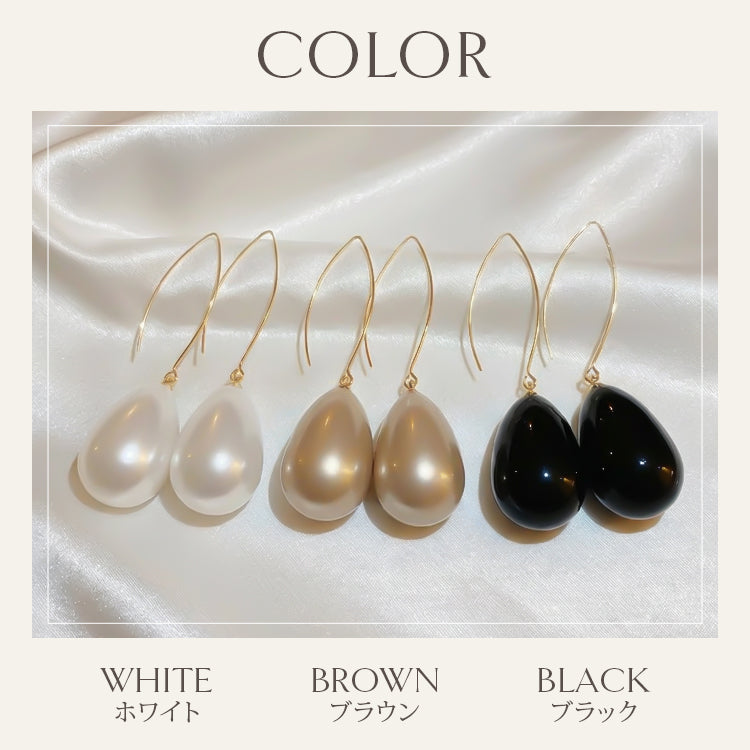 【ac299mo】ティアドロップピアス