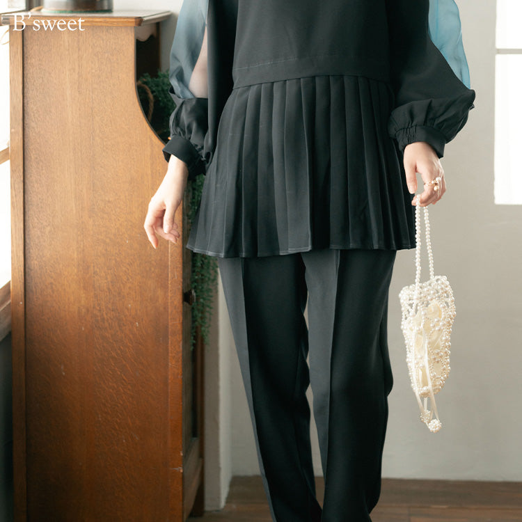 【bb87vn】ビーズミニハンドパールバッグ