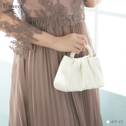 【bb88vn】2wayパールハンドルミニバッグ