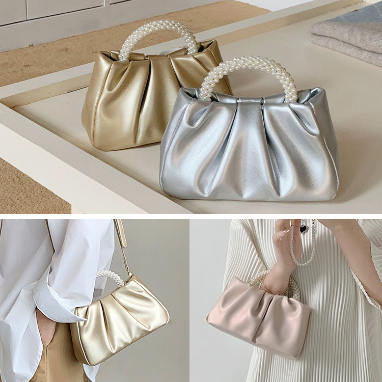 【bb88vn】2wayパールハンドルミニバッグ