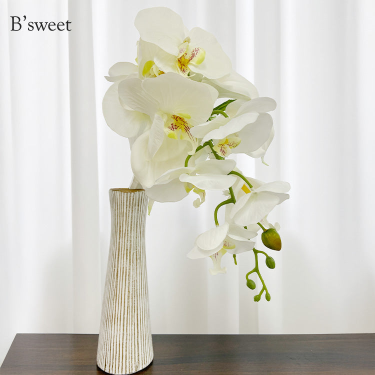 【 flo165bm】クンシラン 造花ブーケ　ホワイト