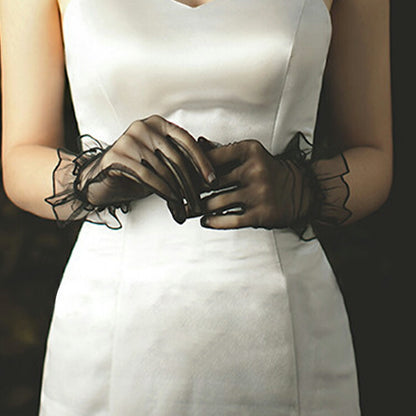 【gvs71iy】ショートグローブ ウェディンググローブ