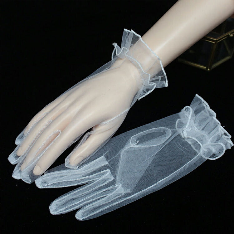 【gvs71iy】ショートグローブ ウェディンググローブ