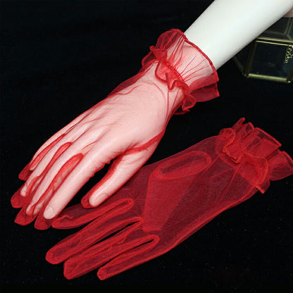 【gvs71iy】ショートグローブ ウェディンググローブ