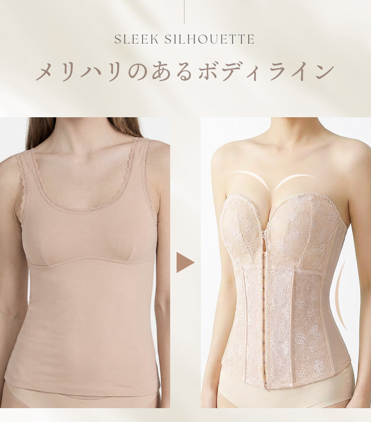 【in20】盛れるブライダルインナー パッド入り ストラップ付 補正下着【８サイズ】