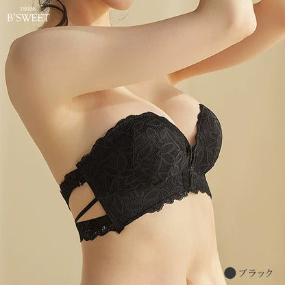 【in21】選べるセット ブラ単品 / 上下セット ストラップレスノンワイヤーブラ