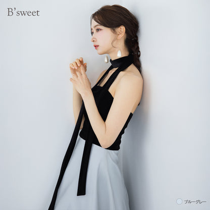 【kd150jx】3wayバイカラードレス　Aライン