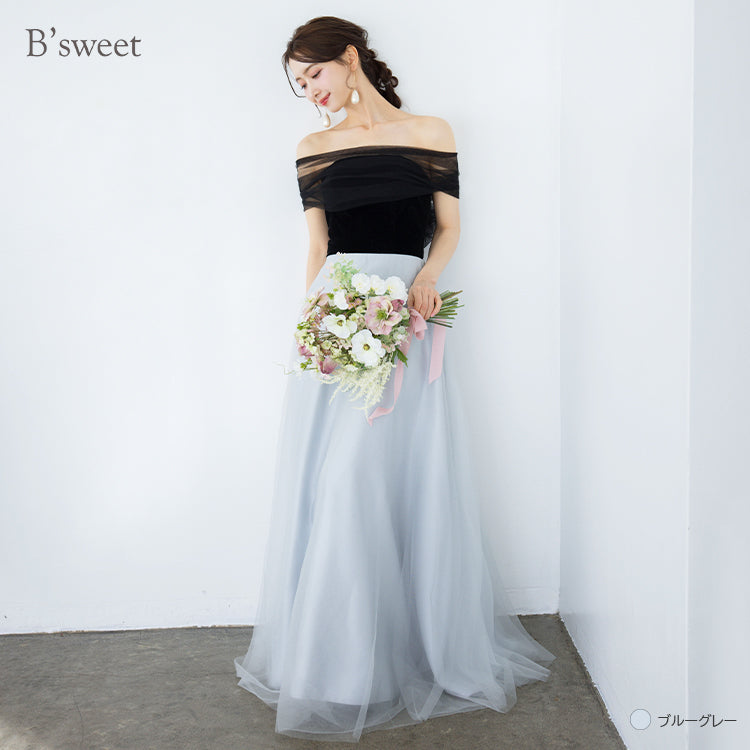 【kd150jx】3wayバイカラードレス　Aライン