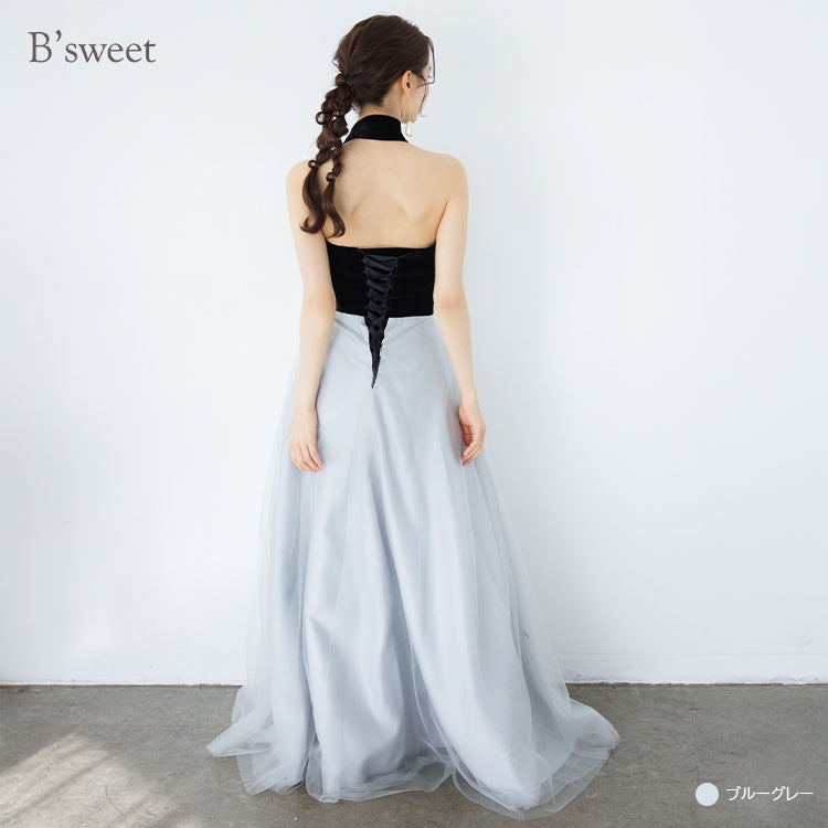 【kd150jx】3wayバイカラードレス　Aライン