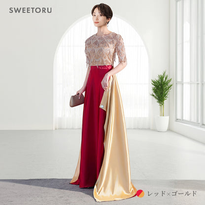 【std2】2wayスカートカラードレス　Aライン