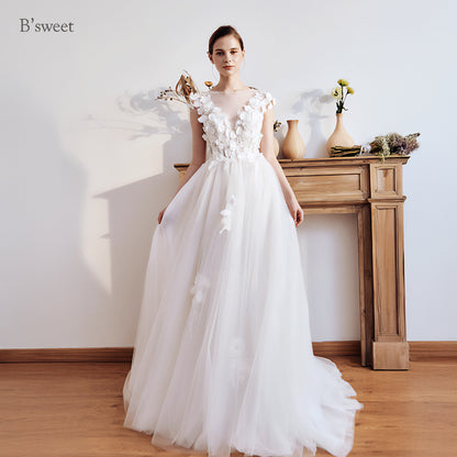 フラワーチュールドレス