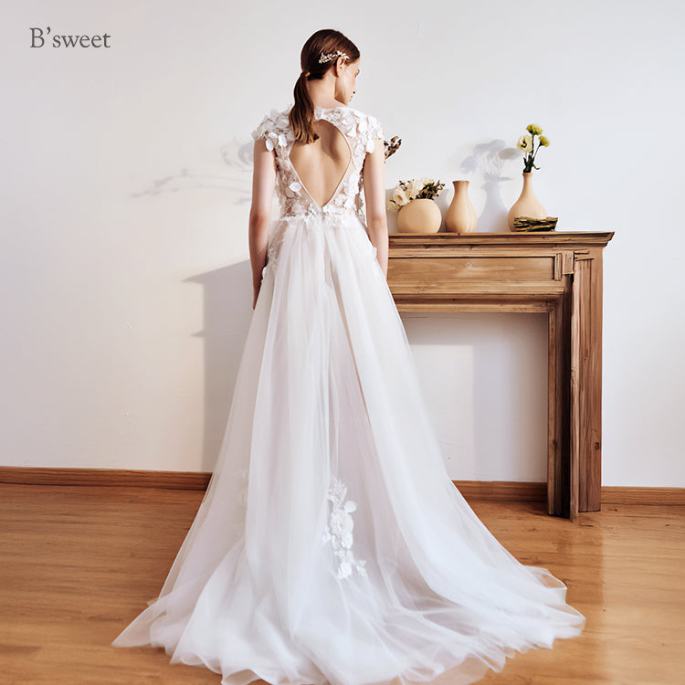 フラワーチュールドレス