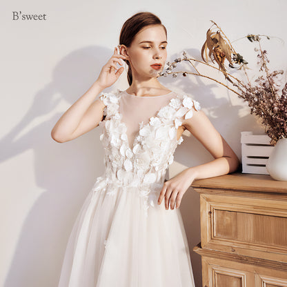 フラワーチュールドレス