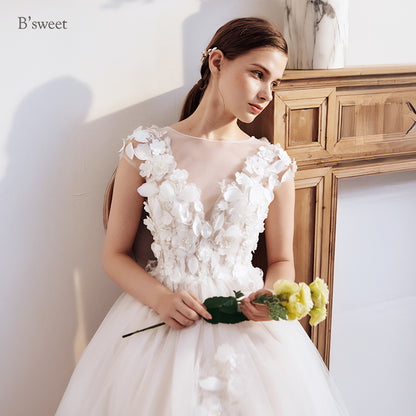 フラワーチュールドレス