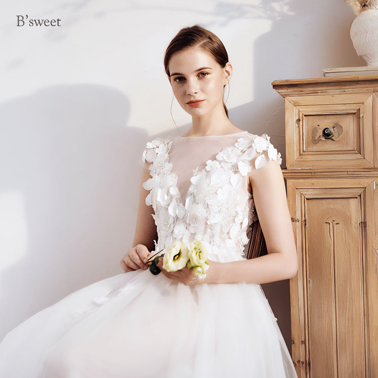 フラワーチュールドレス