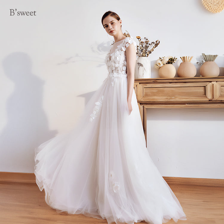 フラワーチュールドレス