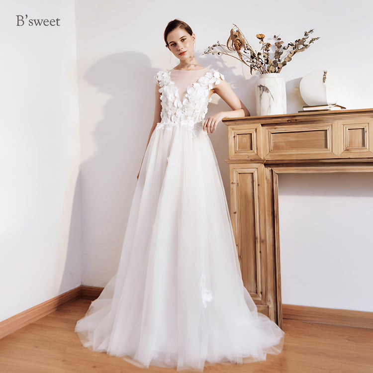 フラワーチュールドレス