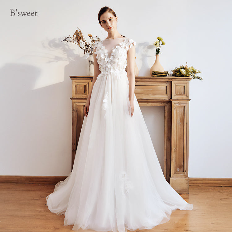 フラワーチュールドレス