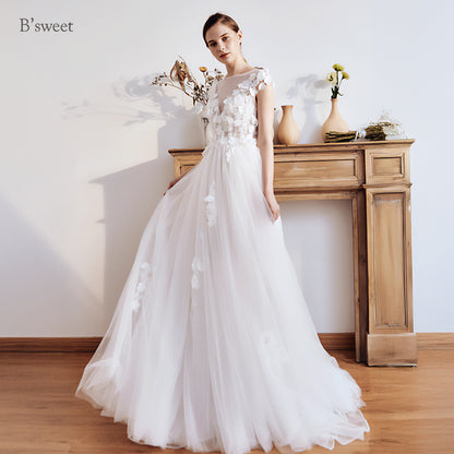 フラワーチュールドレス