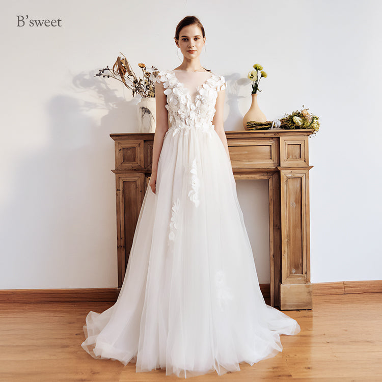 フラワーチュールドレス