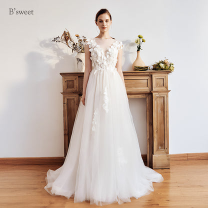 フラワーチュールドレス