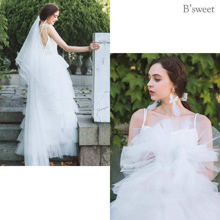 【ur80】	キャミソールチュールドレス　Aライン