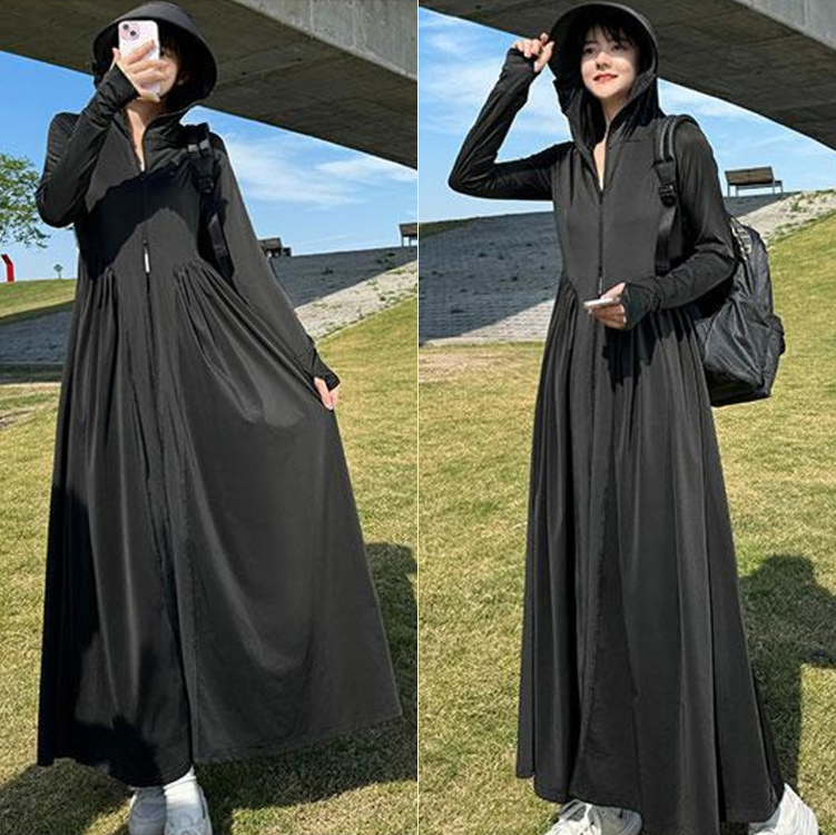 uvpk3】UVカットパーカーギャザーワンピース – ドレスショップ通販 uvpk3】UVカットパーカーギャザーワンピース – ドレスショップ通販