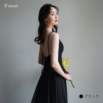 【wd173jx】キャミソールスリットドレス　スレンダーライン