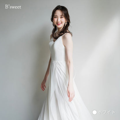 【wd173jx】キャミソールスリットドレス　スレンダーライン