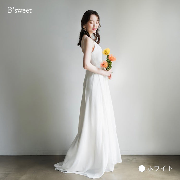 【wd173jx】キャミソールスリットドレス　スレンダーライン