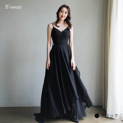 【wd173jx】キャミソールスリットドレス　スレンダーライン