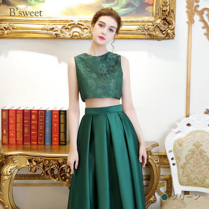 【wd378ls】セットアップフィッシュテールドレス　Aライン