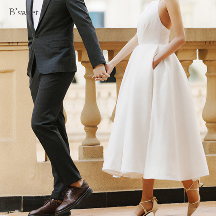 【wd454ls】キャミソールバックレスドレス　Aライン