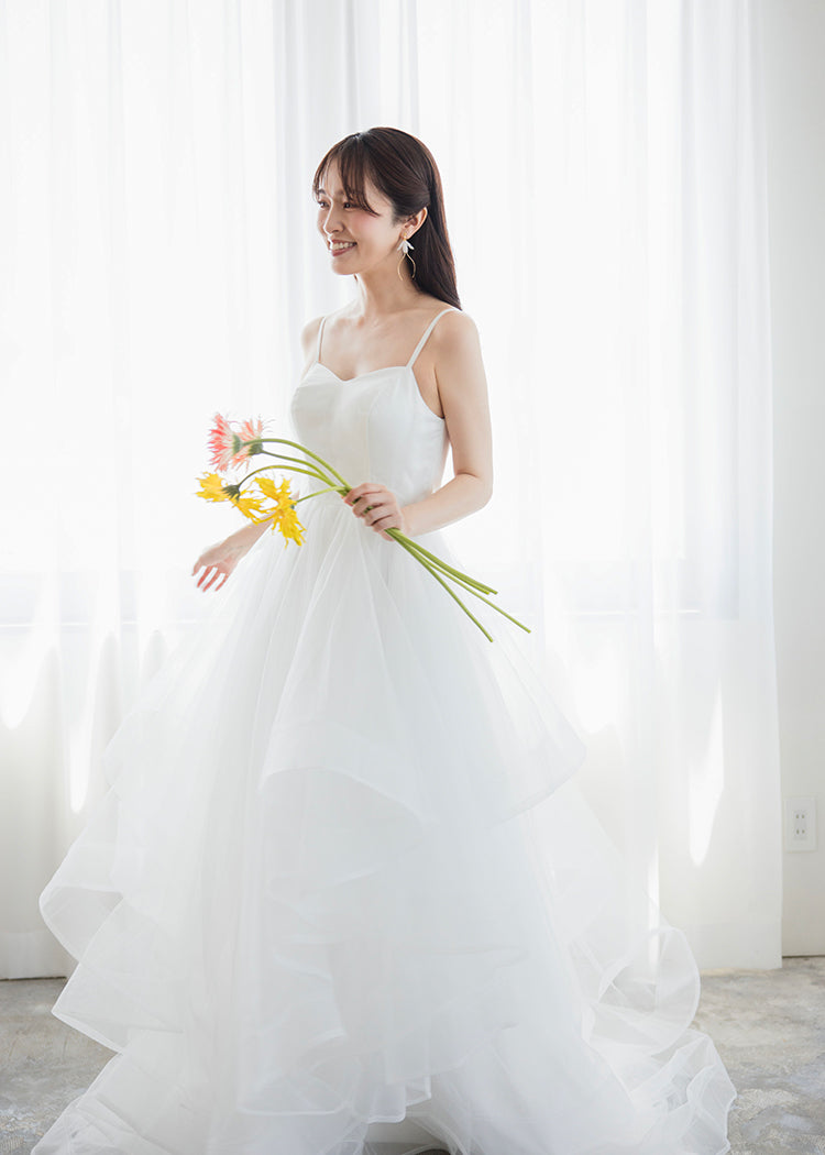 wd641mi】ボリュームスカートキャミソールドレス – ドレスショップ通販