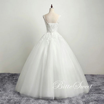 【wd655af】　ノースリーブ刺繍プリンセスドレス　プリンセスライン