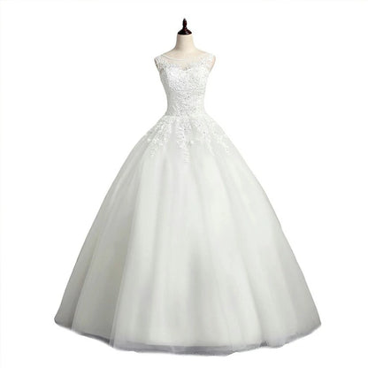 【wd655af】　ノースリーブ刺繍プリンセスドレス　プリンセスライン