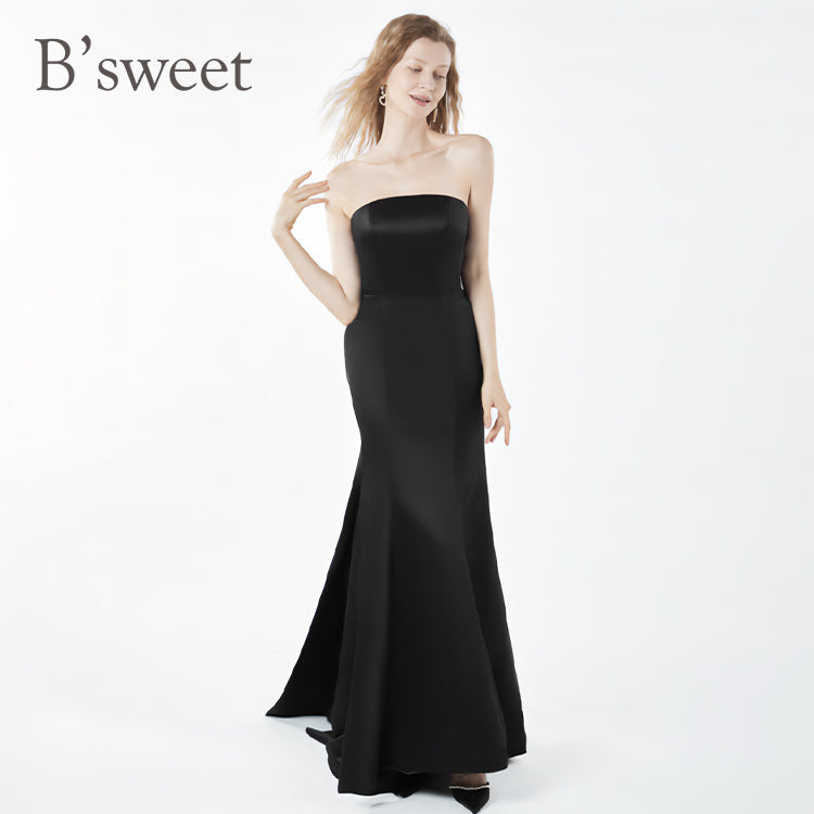 B‘Sweet ブラックマーメイドドレス 平均価格1万円ウェディングドレス販売｜公式Dress B'sweet