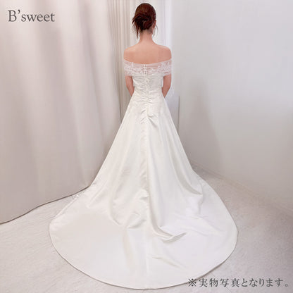 【wd715sr】2wayオフショルダードレス　Aライン