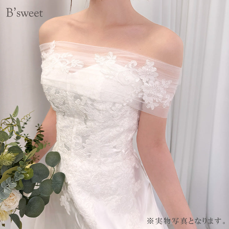 【wd715sr】2wayオフショルダードレス　Aライン