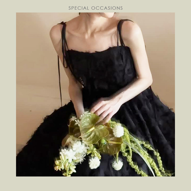 【wd718jx】フェザーシンプルウェディングドレス