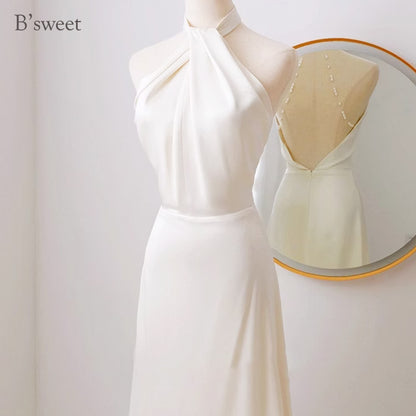 【wd726as】アメリカンスリーブバックパールドレス　スレンダーライン