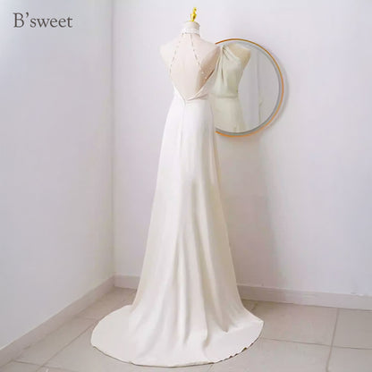 【wd726as】アメリカンスリーブバックパールドレス　スレンダーライン