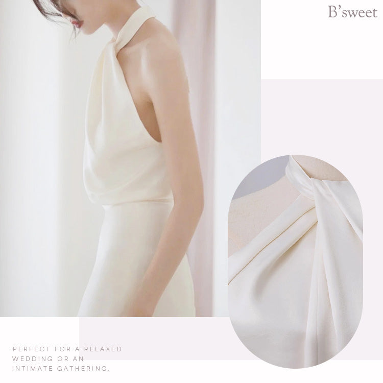 【wd726as】アメリカンスリーブバックパールドレス　スレンダーライン